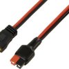 Podłączenie akumulatora 30A do kabla XT60 0,5M TC-13619312 czarny, czerwony TRU COMPONENTS Zawartość: 1 szt.