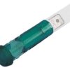 Lampka kontrolna do montażu panelowego 230V ac, zielona 9.5mm Neonowy Chrom Końcówka lutownicza Arcolectric (Bulgin) Ltd