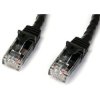 StarTech N6PATC50CMBK 500mm Black Snagless Cat6 UTP Patch Cable - ETL Verified