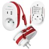 Adapter 1x2P+Z,ładowarka 2x USB :A+Ci + kabe Cl
