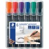 Staedtler 352 WP6 Lumocolor Permanent Marker Assorted Colour Waterproof Yes