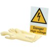 Draper Expert 99715 Electrical Insul Gloves & 'Danger High Voltage' Hazard Sign