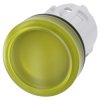 SIRIUS ACT, LAMPKA SYGNALIZACYJNA, 22MM, OKRÄGÅA, TWORZYWO, Å»ÃÅTA, GÅADKA - 3SU1001-6AA30-0AA0