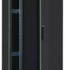 Server cabinet, 26 U, (H x W x D) 1342 x 600 x 600 mm, IP20, sheet steel, black, DN-19 26U-6/6-B-1