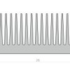 Radiator; PR375; 24kg/m; żebrowany; 216mm; 77mm; Alutronic