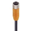 Kabel konfekcjonowany jednostronnie złącze M12 żeńskie proste z gwintowanym połączeniem 5-pinowe PUR RKTS 5-298/20 M