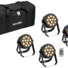 Eurolite 42110204 Set 4x LED PARty Spot Silent RG Oświetlenie LED PAR