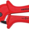 Pipe cutter, L 185 mm, 185 g, special tool steel, oil-hardened, 90 10 185