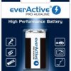Bateria alkaliczna 6LR61 / 6LF22 9V everActive Pro (blister 1szt.)