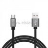 Kabel WT USB-A - micro USB 1,5m; pleciony