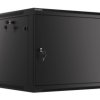 SZAFA INSTALACYJNA RACK WISZĄCA 19 9U 600X600 CZARNA DRZWI METALOWE LANBERG (FLAT PACK)