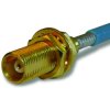 MCX panel socket 50 Ω, RG-174, RG-188, RG-316, LMR-100A, Belden 7805A, RG-174LL, crimp connection, straight, 252145