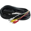 Przyłącze kabel EURO --3xRCA (AUDIO VIDEO ) CHINCH (5m)
