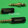 Wtyk jack 3,5 stereo slim za 1szt