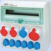 Rozdzielnica RSS-05 18 mod 1x63A 3P+N+Z 400V, 1x32A 3P+N+Z 400V 1x16A 3P+N+Z 400V, 1x32A 2P+Z 250V, 6x16A 2P+Z 250V IP44 942053