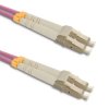 Qoltec Patchcord światłowodowy LC/UPC - LC/UPC Multimode 50/125 OM4 Duplex 3m