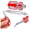 Mini śrubokręt magnetyczny 2w1 - podwójny krzyżakowy i płaski - Multitool