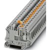 Zacisk do montażu na szynie DIN Phoenix Contact poziomy: PojedynczyŚruba UT 6-MT P/P YE 20A 500 V