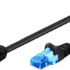 patchcord CAT 6A U/UTP kątowy 1x 90, czarny, 2m 51530