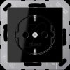 A 1520 KI SW Socket SAFETY+, thermosetting plastic, series A, black