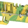 Terminal block, push-in connection, 1.5 mm², 4 pole, 17.5 A, 6 kV, green/yellow, 2675760000