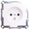 Merten System M Gniazdo pojedyncze z/u 16A IP20 z przesłonami biel polarna MTN2500-0319