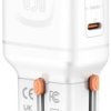 4Smarts Nomad Pocket Ładowarka podróżna 65 W USB-A, USB-C Power Delivery biały gniazdo USB Power Delivery (USB-PD)