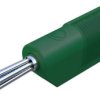 Wtyk bananowy SKS Hirschmann BSB 20 K, 4mm, zielony