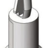 Essentra Podkładka dystansowa płytek PCB Nylon M4 Kołkowy element dystansowy otwór w PCB: 4 mm