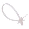 4.8mm x 200mm Natural Wing Push Mount Cable Tie - Pack of 100