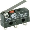 Mikroprzełącznik DC3C-A1LB 250 V/AC 0.1 A 1 x wł/(wł) ZF IP67 chwilowy 1 szt.