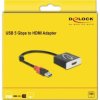 adapter USB 3.2 Gen 1 (USB 3.0), HDMI Delock 62736 62736, 20 cm