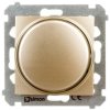 Simon 54 Ściemniacz przyciskowo-obrotowy 20-500W złoty DS9T.01/44