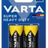 2 x bateria cynkowo-węglowa R14/C Varta Superlife / Super Heavy Duty (blister)
