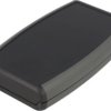 ABS handheld enclosure, (L x W x H) 147 x 90 x 25 mm, black (RAL 9005), IP65, 1553WDBK