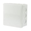Puszka natynkowa hermetyczna 86x86x40 złączki klik biała IP55