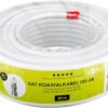 Kabel koncentryczny antenowy quattro ekranowanie 4x, 120 Db CCS 20 m 49761