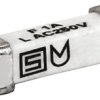 Bezpiecznik nieresetowalny 500mA 250 V ac, 125V dc Schurter F Ceramika 200 A przy 125 V DC, 200 A przy 250 V AC
