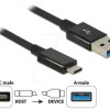83983 USB3.1 Gen2 USB Typ-C ma.>Typ-A ma. 1.0m bl.