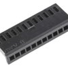 Obudowa złącza 12-pinowe -rzędowe raster: 2.54mm TE Connectivity Żeński AMPMODU MOD II Jednorzędowe złącze zaciskowe z
