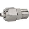 Screw-in fitting, L 33 mm, 25 bar, stainless steel, for hose, 110693
