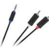 Kabel Jack 3.5-2RCA 1.0m Cabletech standard