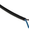 Kabel zasilający 2 Core PVC Sheath Czarny 6.3mm od , 300 V