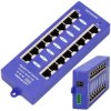 Gigabit PoE Injector 8x 1000Mb/s RJ45, Mode B Extralink 8 Portowy
