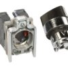 Przełącznik 2 Położeniowy Pokrętło 22Mm Czarny 1Z 1R Bez Samopowrotu Xb4bd25