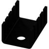 Finger shaped heatsink, (L x W x H) 19.5 x 13.5 x 9.5 mm, 24 K/W, black anodized, FK 231 SA 220