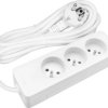 Przedłużacz przenośny 3- Krotny z uziemieniem /z przesłonami styków, przewód 1.0mm2, 1.5m/G3FD11B