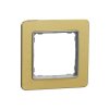 SEDNA DESIGN & ELEMENTS Ramka 1 pojedyncza szczotkowane złoto SDD371801 SCHNEIDER ELECTRIC