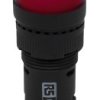 Kontrolka 24V ac/dc Czerwony RS PRO średnica wycięcia 16mm Montaż panelowy Śruba