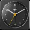 BC03B Quartz alarm clock black